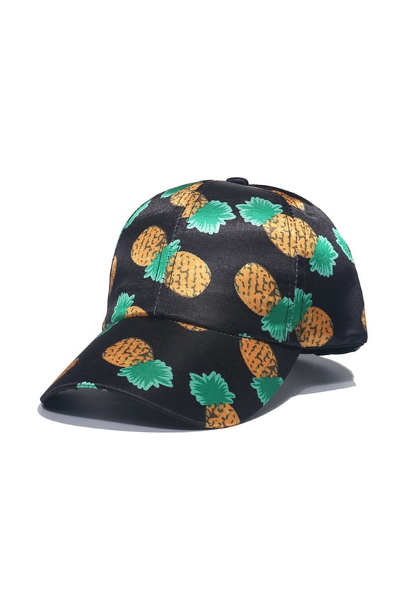 Women’s Travel Baseball Cap with Floral Butterfly Print & Curved Brim for Fair Ground Visits Black