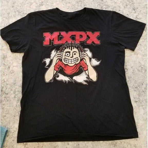 MxPx Band Gift For Family Black T-Shirt Cotton All Size