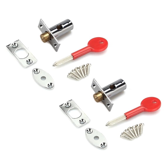 Mxhcet 2Pcs Mortice Door Bolts with Star Key AntiTheft Door Security ...