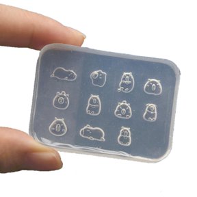 Mxhcet Capybara Shaped Silicones Molds Baking Molds for Making Fondant Decorations