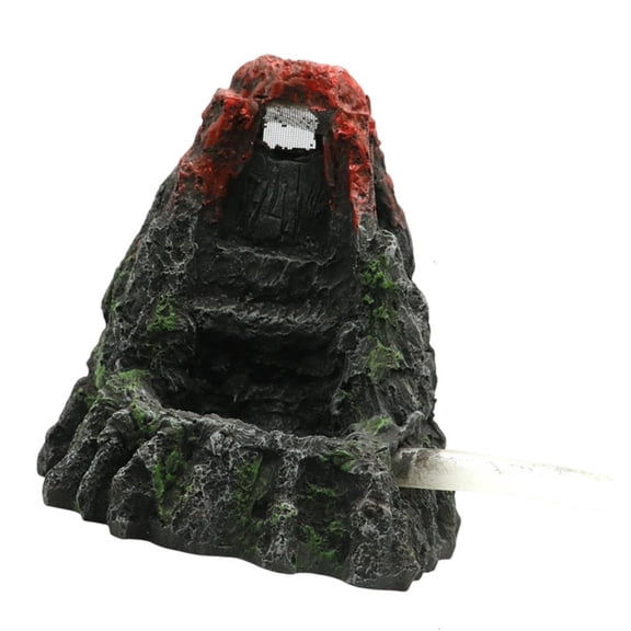 Mxhcet Fish Habitat Cave Accent With Rock Texture for Home Water Display Use
