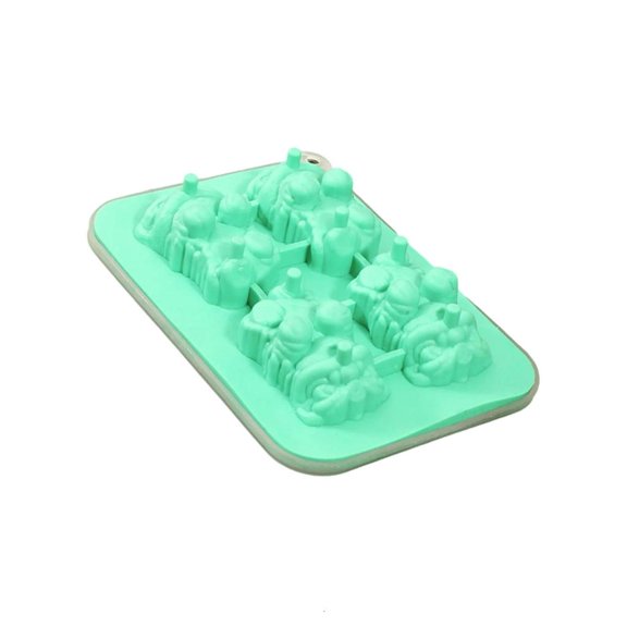 Mxhcet Food Grade Silicone Ice Tray Hanging Cup Lion Shape Ice Mold Reusable Ice Maker for Soup Freezers Wine Juice Enduring