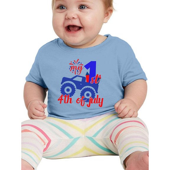 My 1St 4Th Of July T-Shirt Infant -Image by Shutterstock,  6 Months