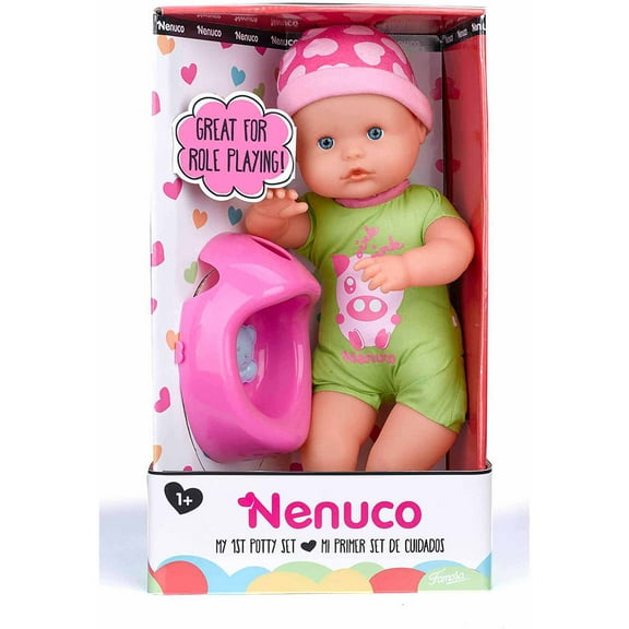DDI 2361695 My 1st Potty Baby Doll Playset - Baby & Seat - Case of 4