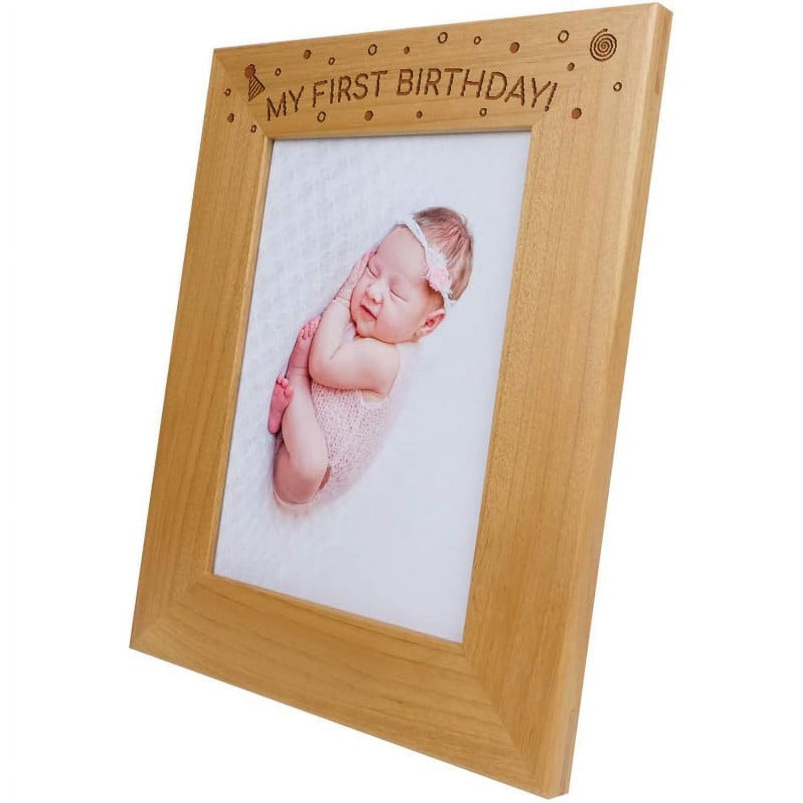My 1st Birthday Custom Picture Frame, 1 Year Old Boy Girl, First ...