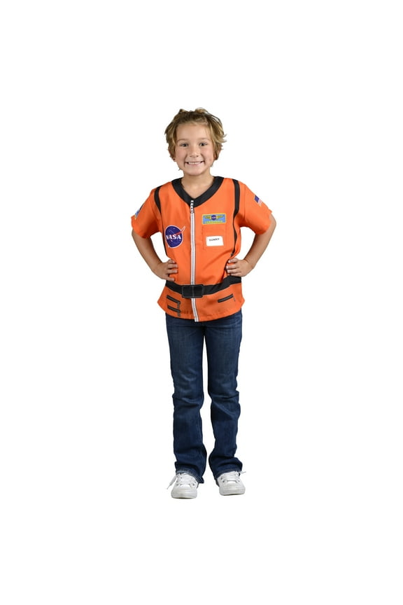 My 1st Career Gear Orange Astronaut Top, One Size Fits Most, Ages 3-6