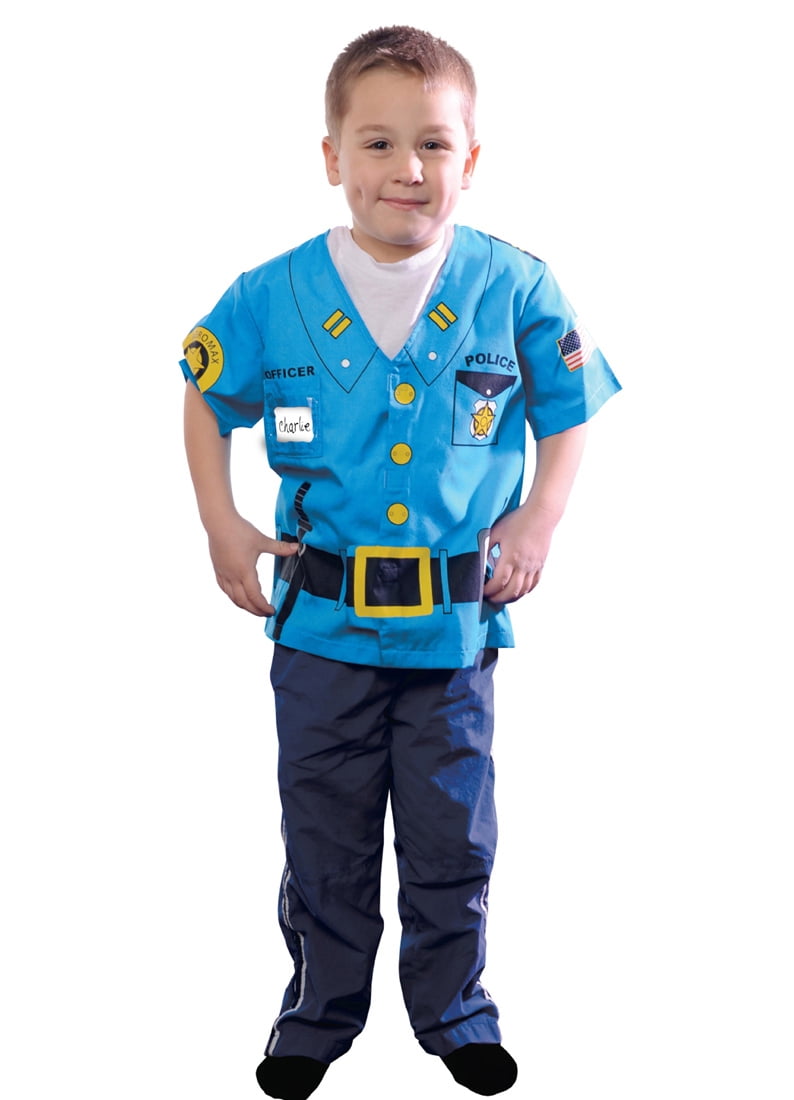 My 1st Career Gear Police Top, One Size Fits Most, Ages 3-6