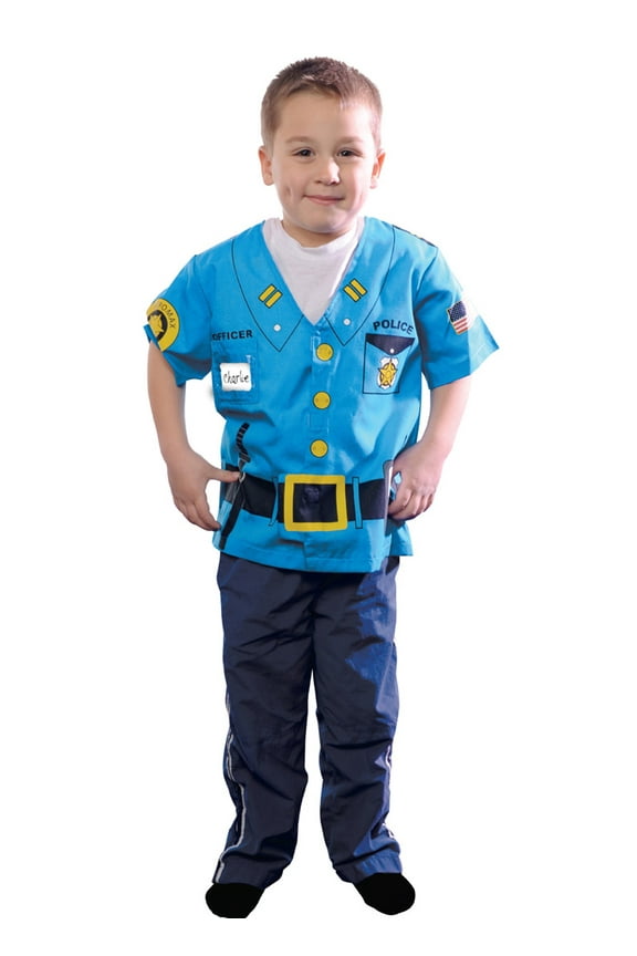 My 1st Career Gear Police Top, One Size Fits Most, Ages 3-6