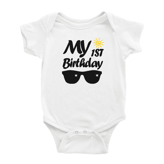 My 1st First Birthday Baby Boy Gril Newborn Clothes