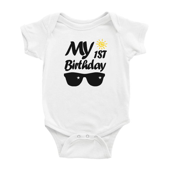 My 1st First Birthday Baby Boy Gril Newborn Clothes
