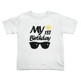 thumbnail image 1 of My 1st First Birthday Boy Gril Cute Toddler T Shirts for Boys Girls (White, Youth S), 1 of 5