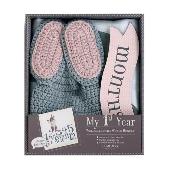 My 1st Year Baby Girl Bundle - Baby Stuffed Animal by Nat and Jules 5004700584