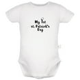 thumbnail image 1 of My 1st st. Patrick's Day Funny Rompers For Babies, Newborn Baby Unisex Bodysuits, Infant Jumpsuits, Toddler 0-24 Months Kids One-Piece Oufits (White, 0-6 Months), 1 of 4