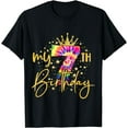 thumbnail image 1 of My 7th Birthday Colorful Tie Dye Number 7 Year Old Girls Kid T-Shirt, 1 of 3