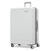 My AT 28-Inch Hardside Large Checked Suitcase with Spinner Wheels - White