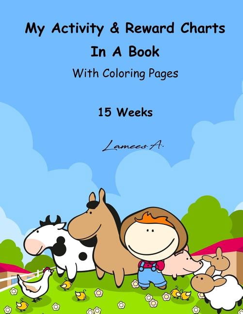 Reward Chart Colouring In My Activity & Reward Charts In A Book With Coloring Pages (15 Weeks ...