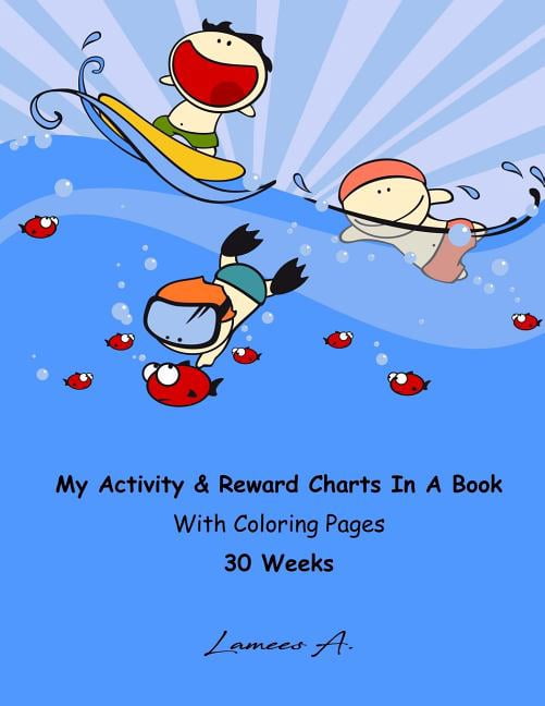 Reward Chart Colouring In My Activity & Reward Charts In A Book With Coloring Pages (30 Weeks ...