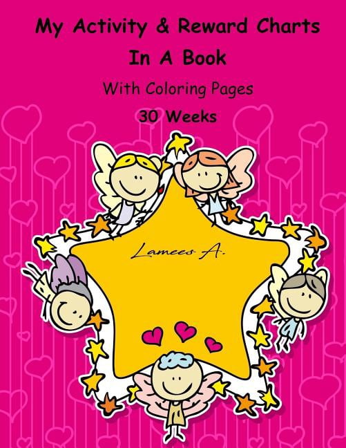 Reward Chart Colouring In My Activity & Reward Charts In A Book With Coloring Pages (30 Weeks ...