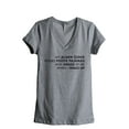 thumbnail image 1 of My Alarm Clock Wears Footie Pajamas Women's Fashion Relaxed V-Neck T-Shirt Tee Heather Grey 2X-Large, 1 of 3