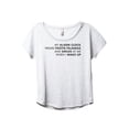 thumbnail image 1 of My Alarm Clock Wears Footie Pajamas Women's Fashion Slouchy Dolman T-Shirt Tee Heather White 3X-Large, 1 of 3