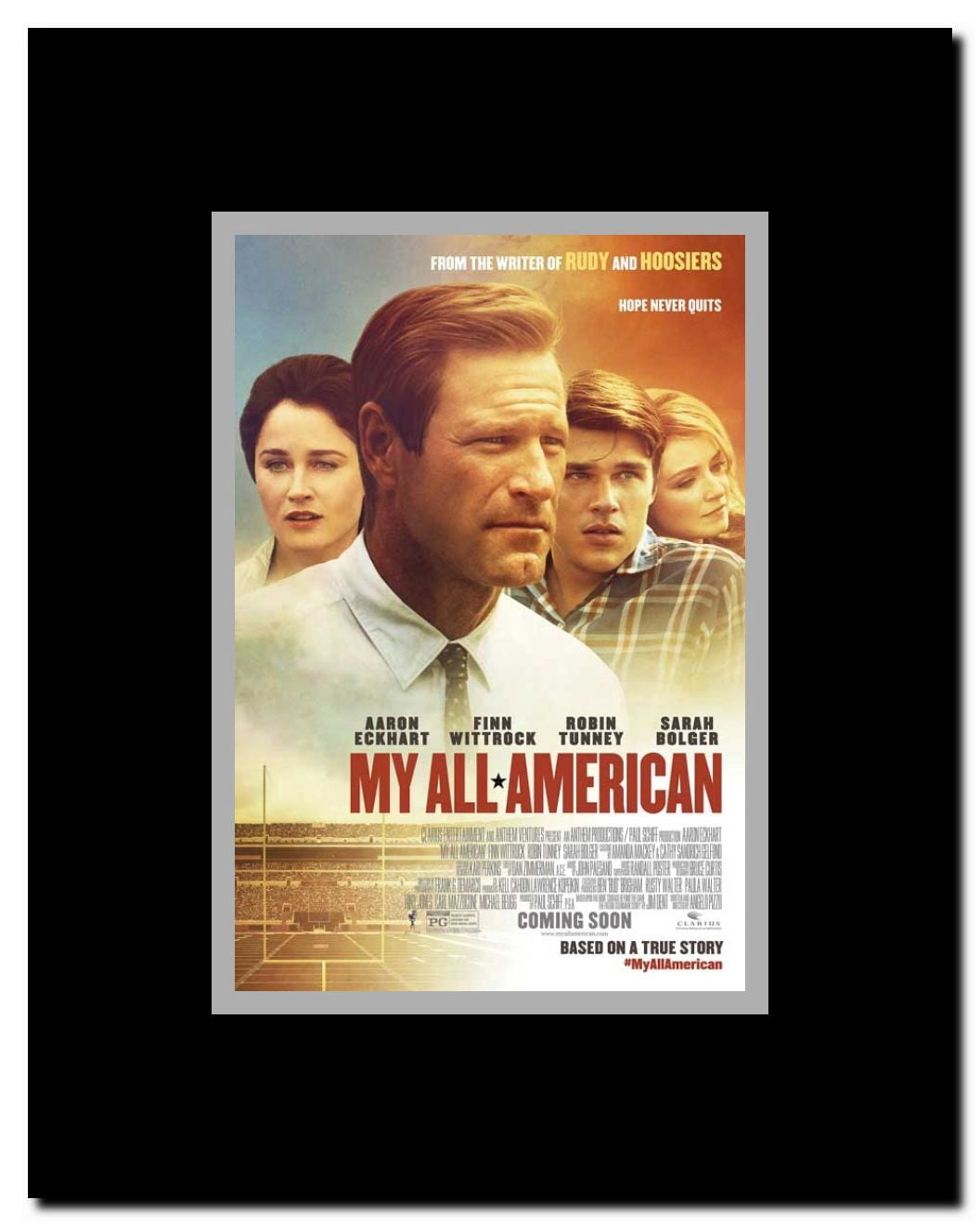 My All American Framed Movie Poster
