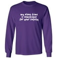 thumbnail image 1 of My Alone Time Is Sometimes Adult Long Sleeve T-shirt, 1 of 3