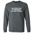 thumbnail image 1 of My Alone Time Is Sometimes Adult Long Sleeve T-shirt, 1 of 3