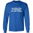 thumbnail image 1 of My Alone Time Is Sometimes Adult Long Sleeve T-shirt, 1 of 3
