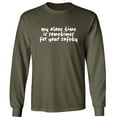 thumbnail image 1 of My Alone Time Is Sometimes Adult Long Sleeve T-shirt, 1 of 3