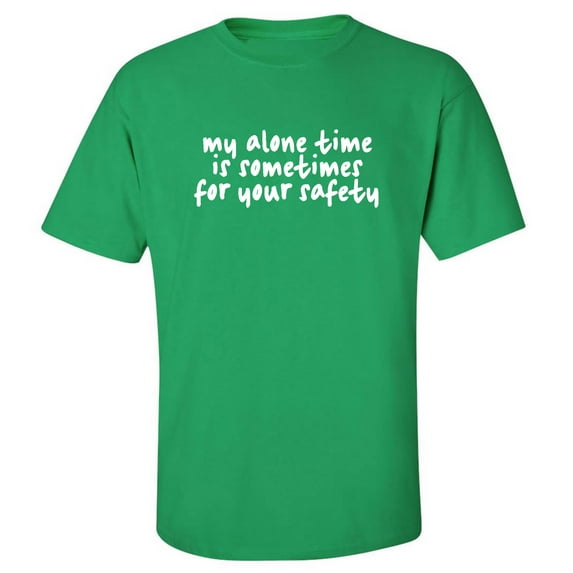My Alone Time Is Sometimes Adult Short Sleeve T-shirt