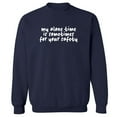 thumbnail image 1 of My Alone Time Is Sometimes Crewneck Sweatshirt, 1 of 1