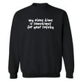 thumbnail image 1 of My Alone Time Is Sometimes Crewneck Sweatshirt, 1 of 1