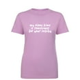 thumbnail image 1 of My Alone Time Is Sometimes Womens crewneck tee, 1 of 3