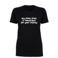 thumbnail image 1 of My Alone Time Is Sometimes Womens crewneck tee, 1 of 2