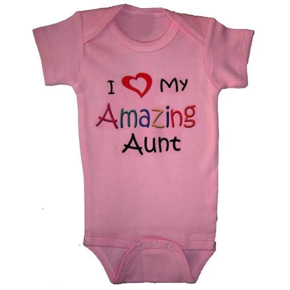 My Amazing Aunt (3-6 Months, Light Pink)