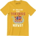 thumbnail image 1 of My Ancestors Were Vikings Norway Heritage Drakkar Vikings T-Shirt, 1 of 4