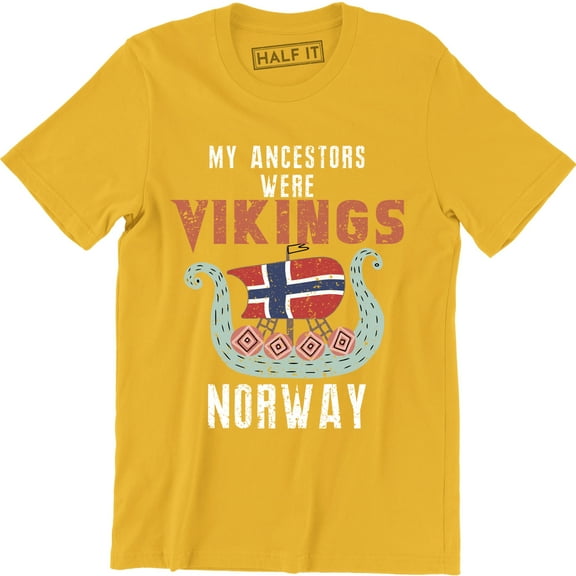 My Ancestors Were Vikings Norway Heritage Drakkar Vikings T-Shirt