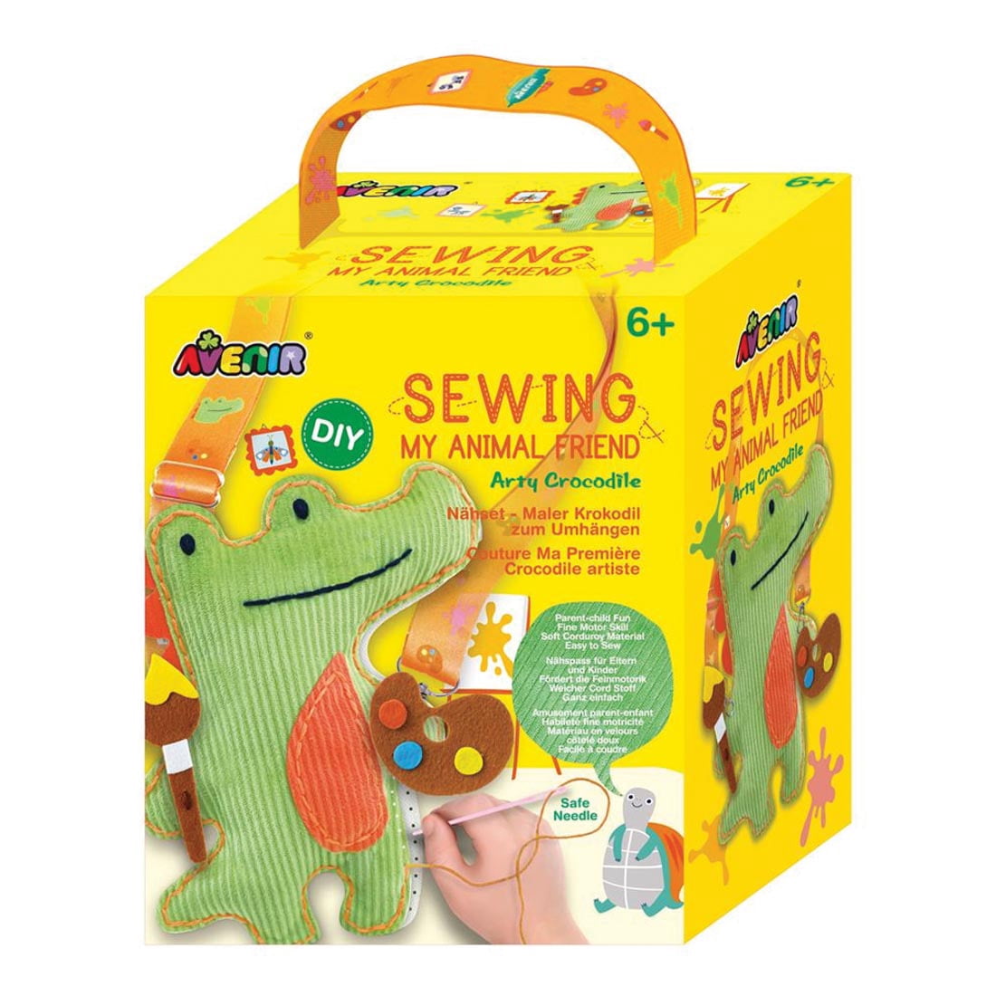My Animal Friend Sewing Kit: Arty Crocodile By Avenir