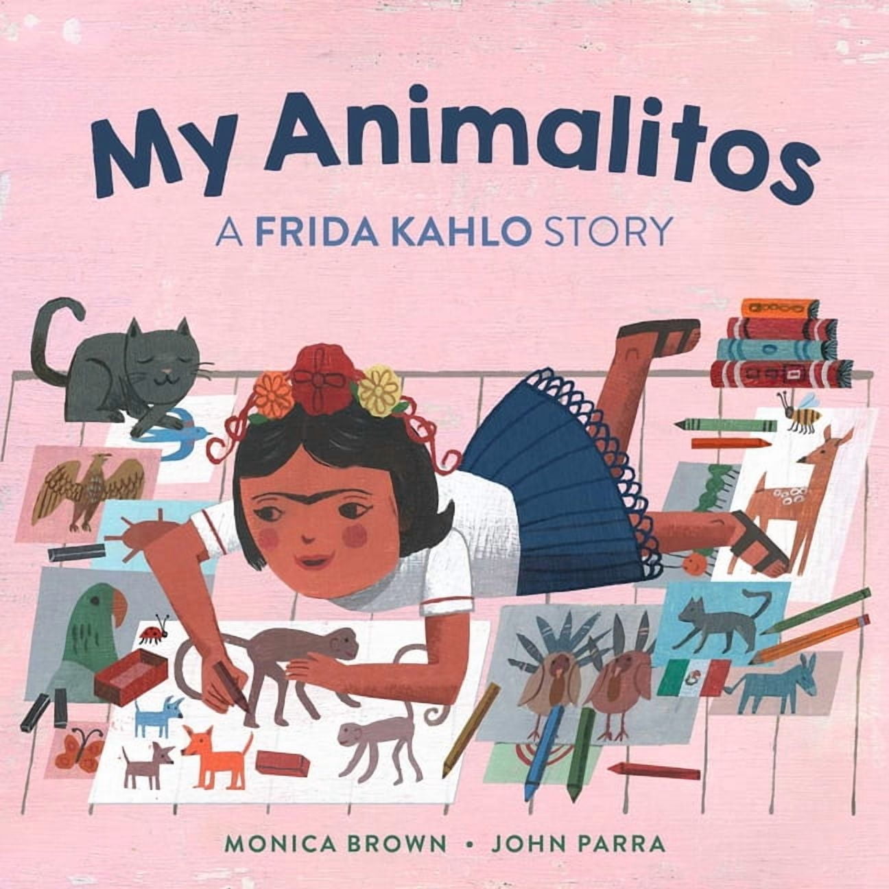 My Animalitos: A Frida Kahlo Story, (Board Book)