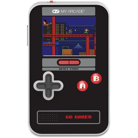 My Arcade 300-in-1 Handheld Video Game System, Black & Red