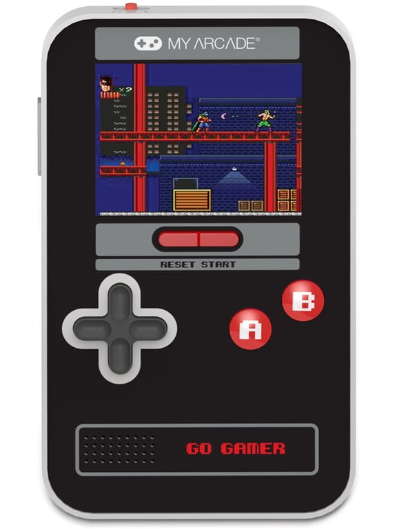 300-in-1 Handheld Video Game System, Black & Red