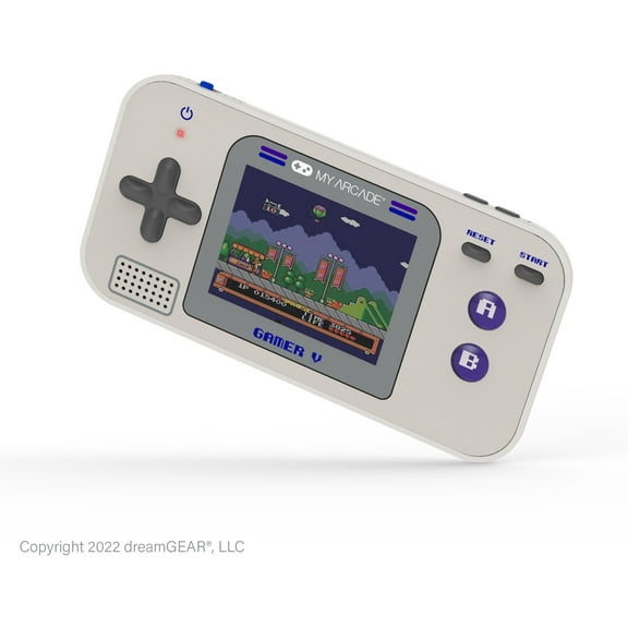 My Arcade - DGUN-3920 Gamer V Classic 220 Games Handheld Gaming System (Gray & Purple)