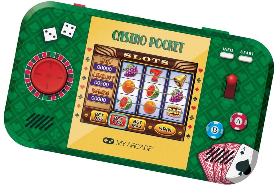 アベィシングエープ！貯金箱とミラーセット！ My Arcade - Casino Pocket Portable Handheld Gaming System