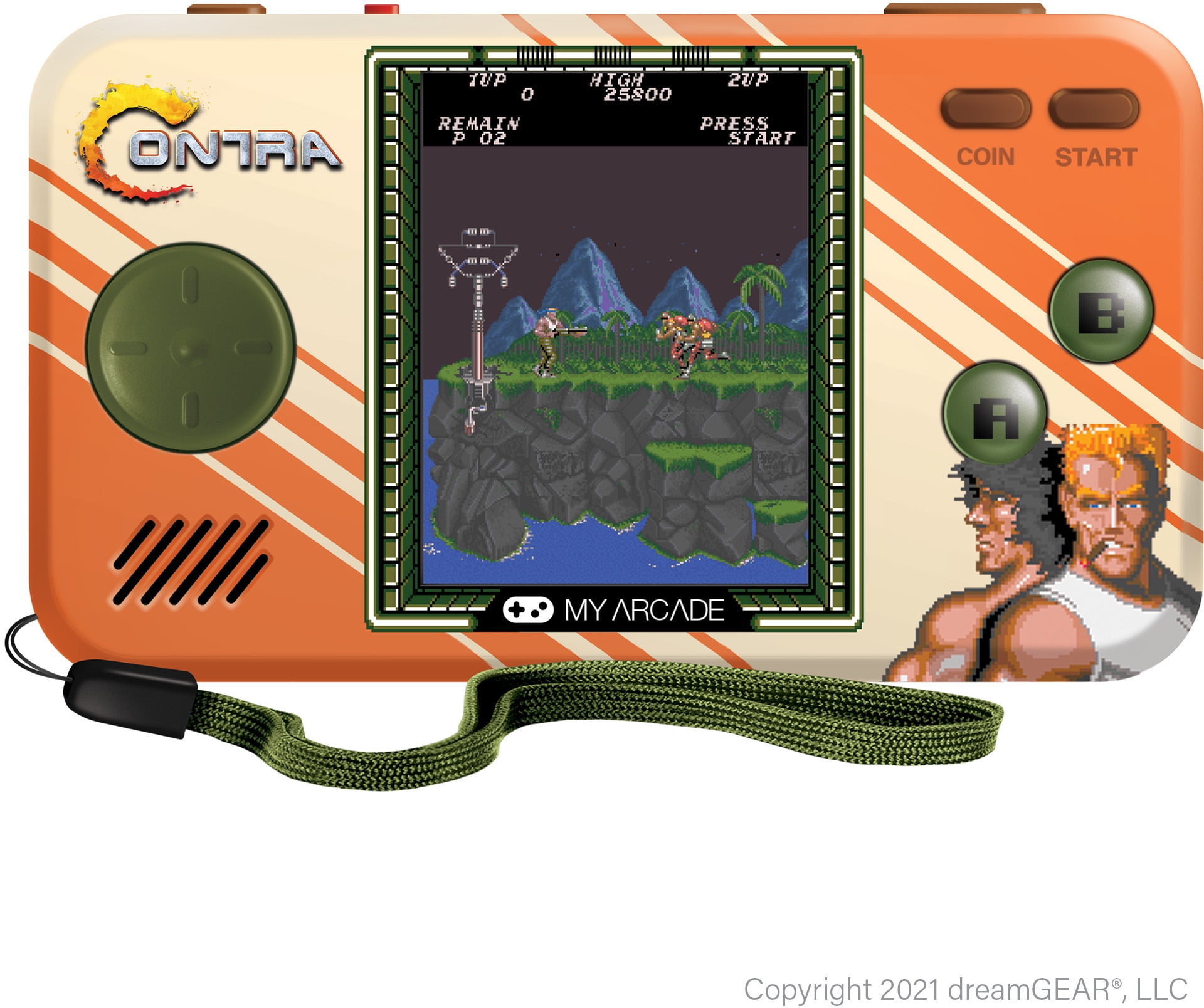 My Arcade - DGUNL-3281 Contra Pocket Player Handheld Portable Game System