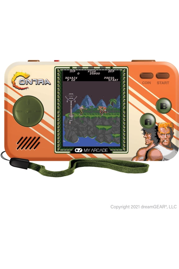 DGUNL-3281 Contra Pocket Player Handheld Portable Game System