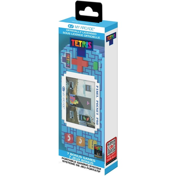 My Arcade - DGUNL-7139 Tetris Pixel Pocket Pro Portable Gaming System