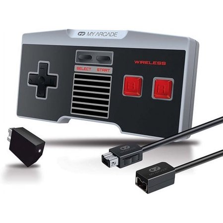 My Arcade GamePad Combo Kit: Wireless Controller and 10 Foot ExtensionCable for the NES Classic Edition Gaming System
