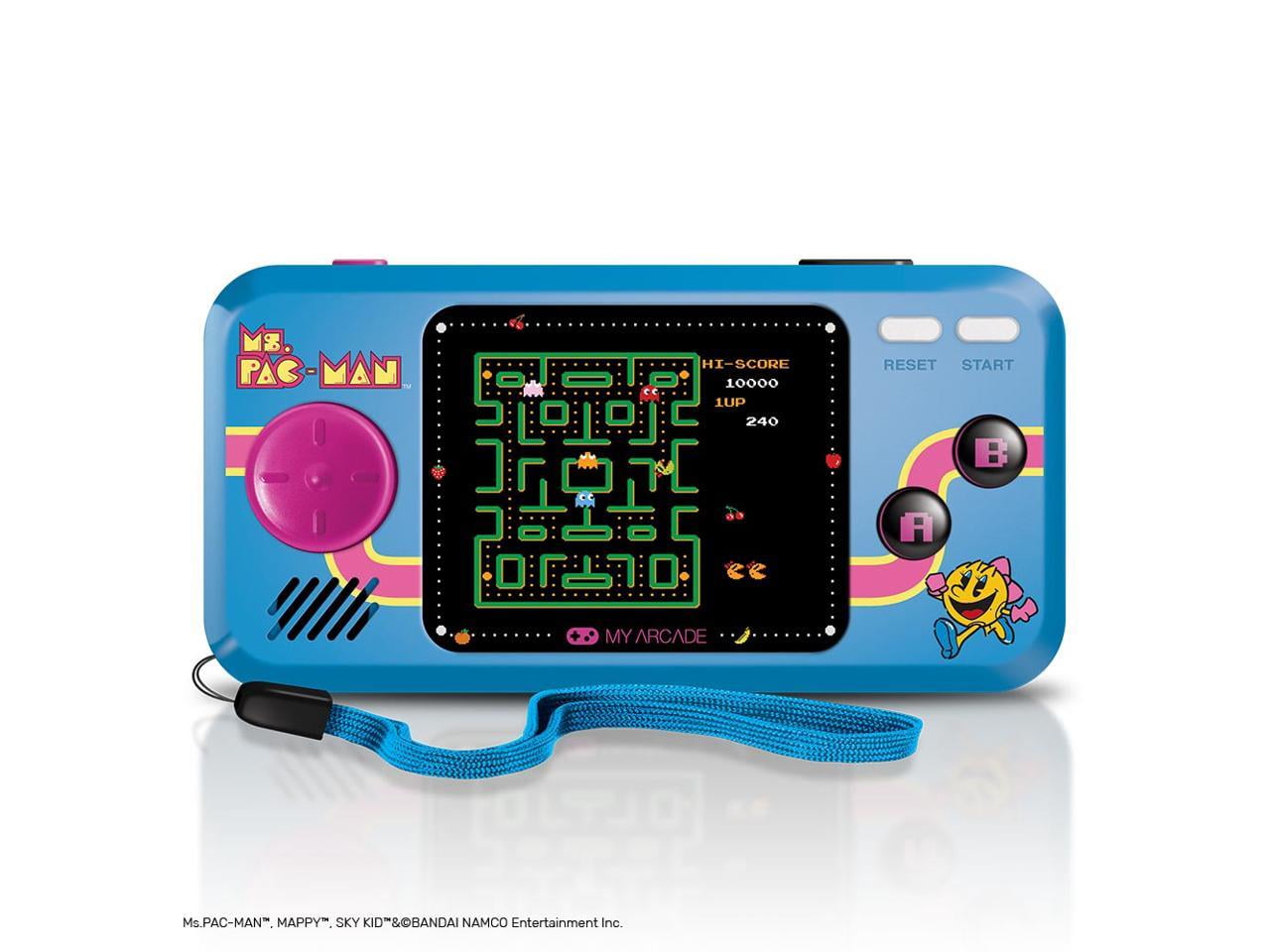My Arcade MS. PAC-Man Pocket Player Portable Handheld with 3 Games