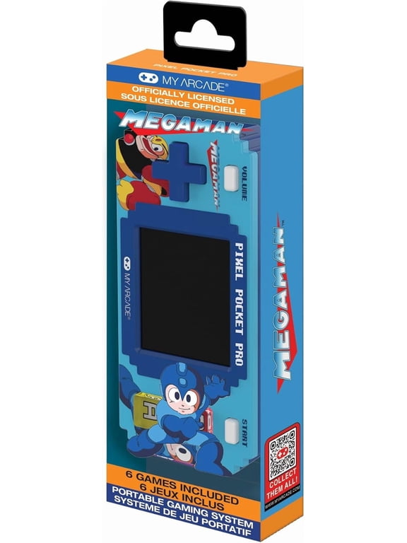 Mega Man Pixel Pocket Pro: Officially Licensed Mega Man Video Game, Portable Keychain Arcade