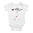 thumbnail image 1 of My Aunt In New Hampshire Loves Me Baby Short Sleeve Romper Bodysuits 18-24 Months, 1 of 5